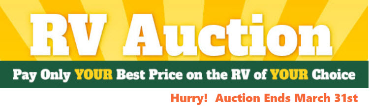 RV Auction Ends March 31st.