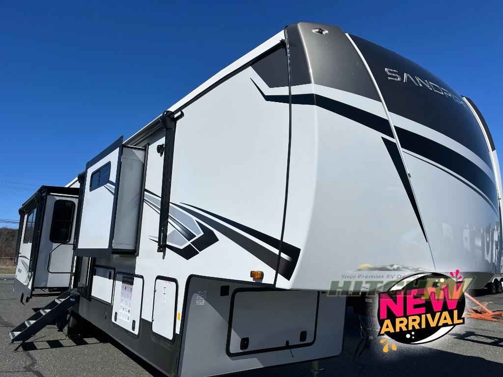 New 2024 Forest River RV Sandpiper 3800RK Fifth Wheel at Hitch RV