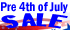 4th of July Sale