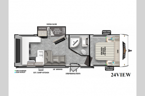 New 2024 Forest River RV Wildwood Xlite 24VIEW Photo