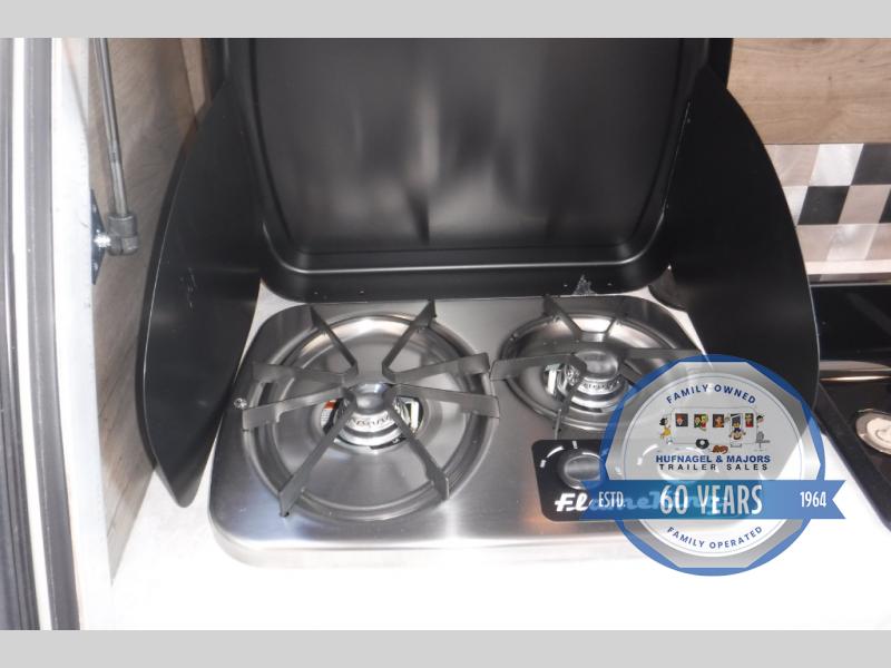 Flame King 2-Burner Drop-In RV Cooktop Stove, Includes Cover