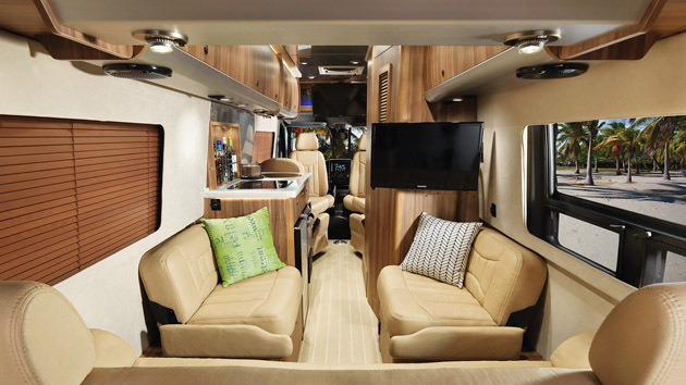 tommy bahama touring coaches interior seating