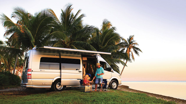 tommy bahama touring coaches relax on the beach
