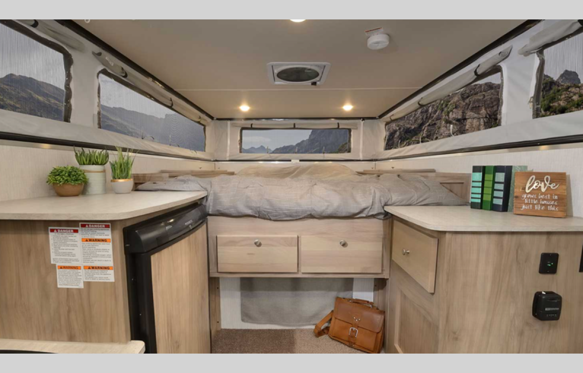 Pop up 2024 truck camper interior