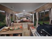 Real-Lite Tent Campers Stock Photo