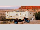 Sunset Creek Stock Photo