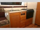 Folding Trailers Stock Photo