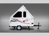 Folding Trailers Stock Photo