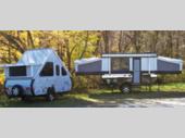 Somerset Camping Trailers Stock Photo