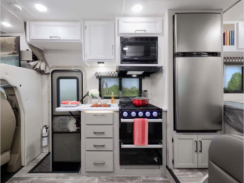 Cooking In An RV Kitchen, Airstream of Vermont