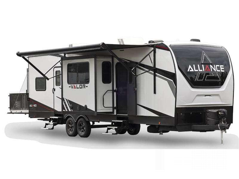 valor travel trailer toy hauler