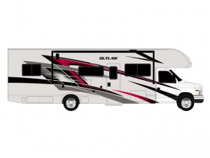 Outside - 2024 Outlaw 29J Motor Home Class C - Toy hauler