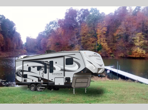 Outside - 2023 Glacier Peak Titanium Series F27MKS Fifth Wheel