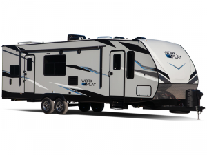 Outside - 2023 Work and Play 21LT Toy Hauler Travel Trailer