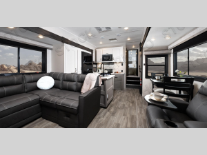 Inside - 2024 Seismic 395 Toy Hauler Fifth Wheel