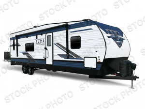 Outside - 2024 Puma Unleashed 25TH Toy Hauler Travel Trailer