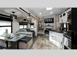 Inside - 2024 Puma Unleashed 382THS Toy Hauler Fifth Wheel