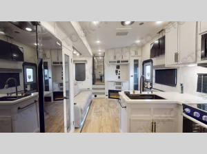 Inside - 2025 Voltage V-Series 3800 Toy Hauler Fifth Wheel