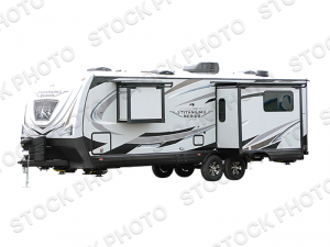 Outside - 2024 Black Stone Titanium Series 250RDS Travel Trailer