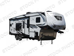 Outside - 2024 Glacier Peak Titanium Series F28RKS Fifth Wheel