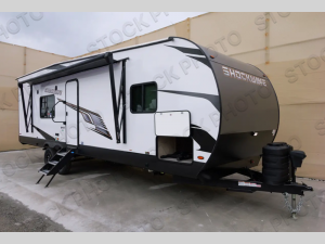 Outside - 2024 Shockwave 2750RLX Toy Hauler Travel Trailer