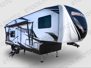 Outside - 2024 Shockwave 2800RLT Toy Hauler Fifth Wheel