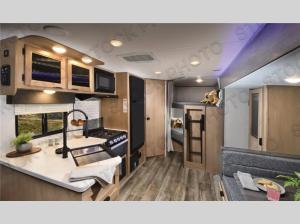 Inside - 2024 Cherokee Alpha Wolf 23DBH-L Travel Trailer