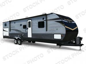 Outside - 2024 Aurora 28ATH Toy Hauler Travel Trailer