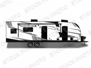 Outside - 2025 Sportster X 22X Toy Hauler Travel Trailer