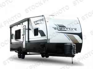 Outside - 2025 Raptor Carbon Series 29WFO Toy Hauler Travel Trailer