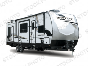 Outside - 2025 Raptor Carbon Series 32 Toy Hauler Travel Trailer