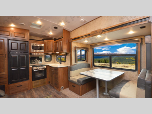 Inside - 2024 Glacier Peak Titanium Series F26RKS Fifth Wheel