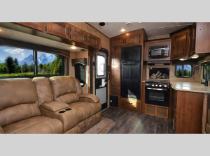 Inside - 2024 Glacier Peak Mountain Series F26RKS Fifth Wheel