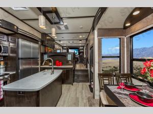 Inside - 2020 Momentum 376TH Toy Hauler Fifth Wheel