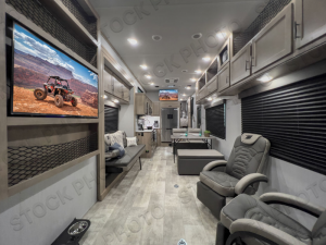 Inside - 2025 Momentum G-Class 355G Toy Hauler Fifth Wheel