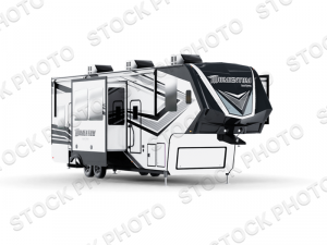 Outside - 2025 Momentum M-Class 398M Toy Hauler Fifth Wheel