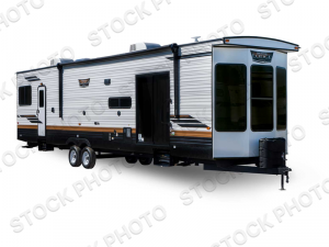 Outside - 2025 Wildwood Lodge 353FLFB Destination Trailer