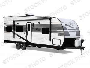 Outside - 2024 Open Range Conventional 233TH Toy Hauler Travel Trailer