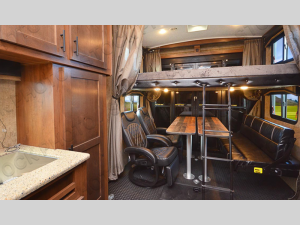 Inside - 2025 Trail Series MTN TRX 24TRX Toy Hauler Travel Trailer