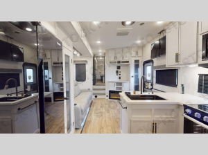 Inside - 2026 Voltage V-Series 3800 Toy Hauler Fifth Wheel