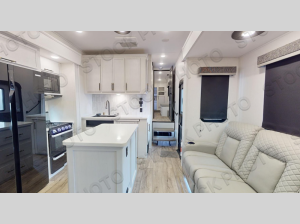 Inside - 2026 Voltage V-Series 3850 Toy Hauler Fifth Wheel