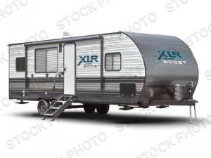 Outside - 2024 XLR Micro Boost 19XLRE Toy Hauler Travel Trailer