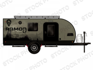 Outside - 2025 Armor LT 12Y Teardrop Trailer