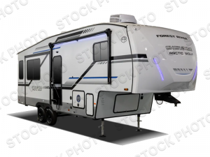 Outside - 2025 Cherokee Arctic Wolf 23MLE Fifth Wheel