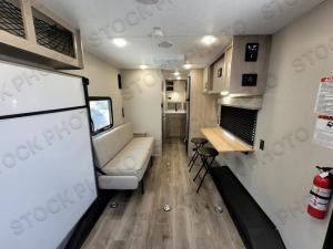 Inside - 2025 Catalina Trail Blazer 18TH Toy Hauler Travel Trailer