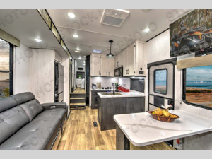 Inside - 2024 Gravity 3610 Toy Hauler Fifth Wheel