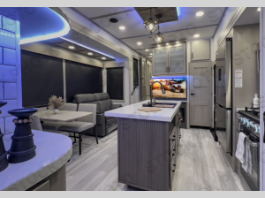 Inside - 2025 Momentum 399TH Toy Hauler Fifth Wheel