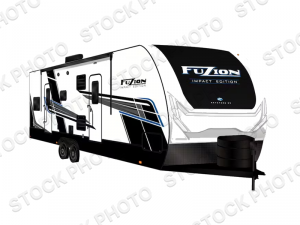 Outside - 2024 Fuzion Impact Edition 32V Toy Hauler Travel Trailer