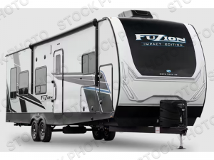 Outside - 2025 Fuzion Impact Edition 29V Toy Hauler Travel Trailer