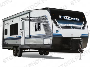 Outside - 2025 Fuzion Impact Edition 2915 Toy Hauler Travel Trailer